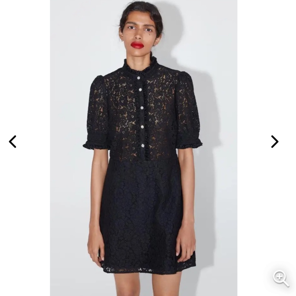 Zara mini lace dress
